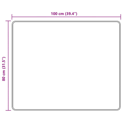 Tæppe Runner MARSA Flerfarvet 80 x 100 cm Polyester og PVC