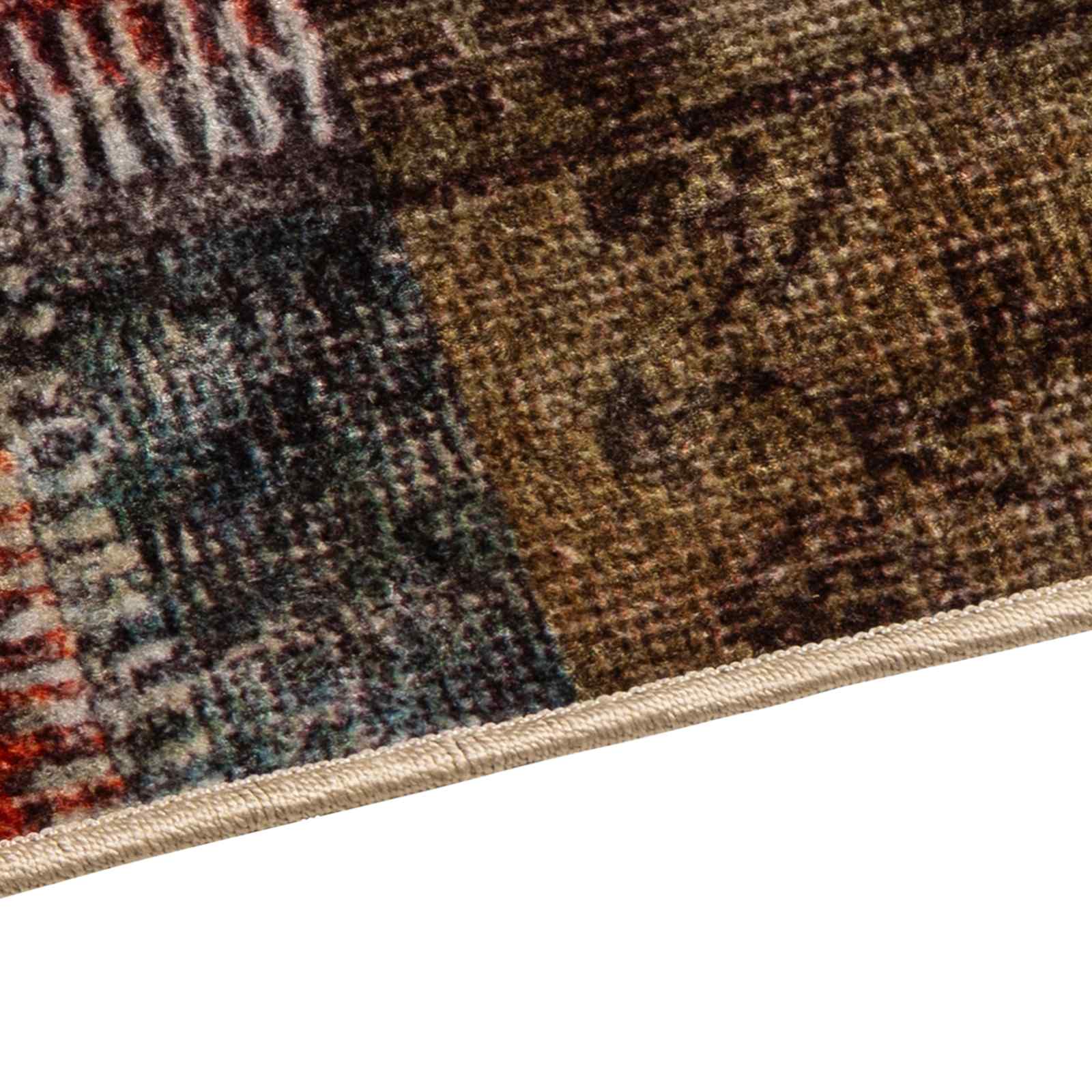 Tæppe Runner MARSA Flerfarvet 80 x 350 cm Polyester og PVC
