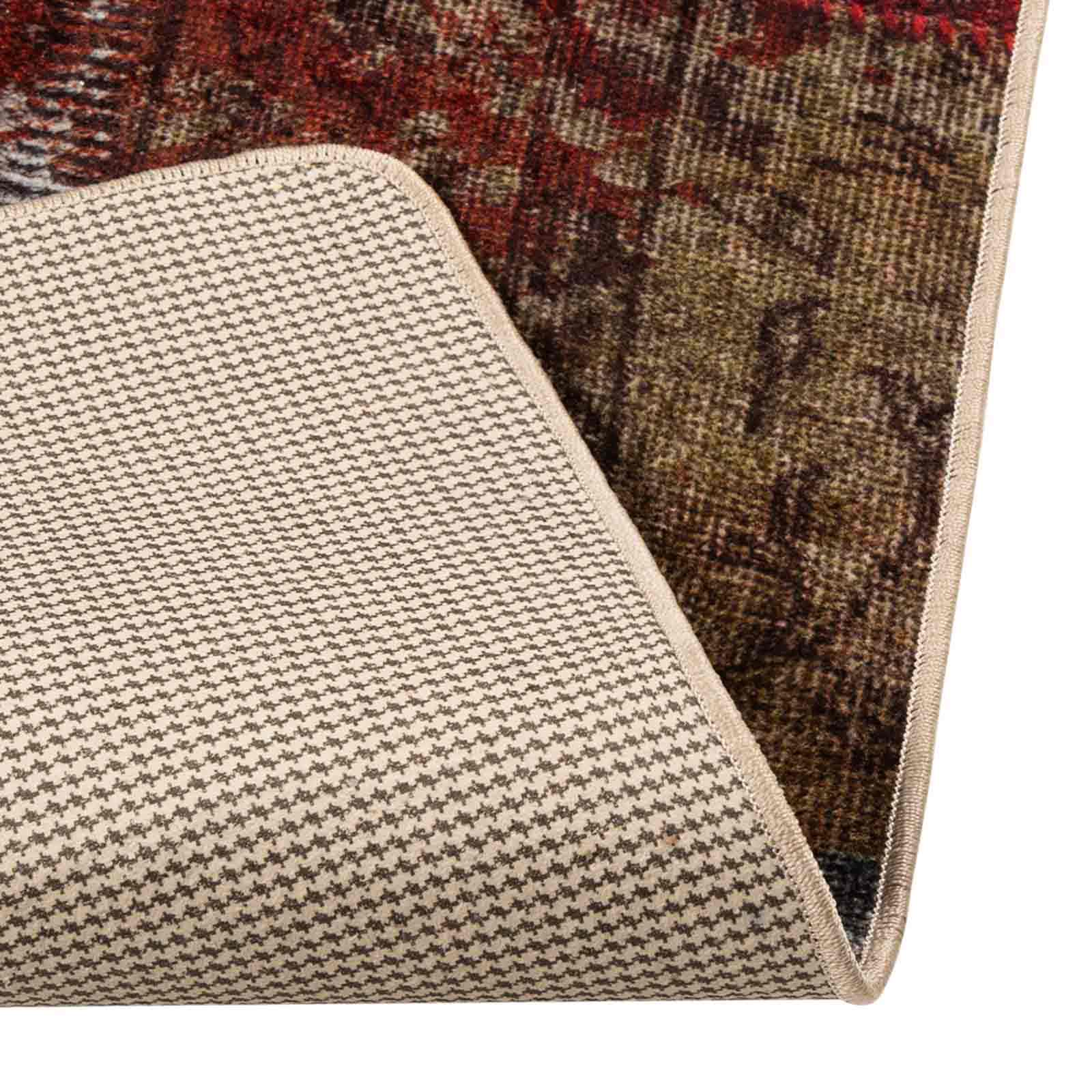 Tæppe Runner MARSA Flerfarvet 80 x 350 cm Polyester og PVC