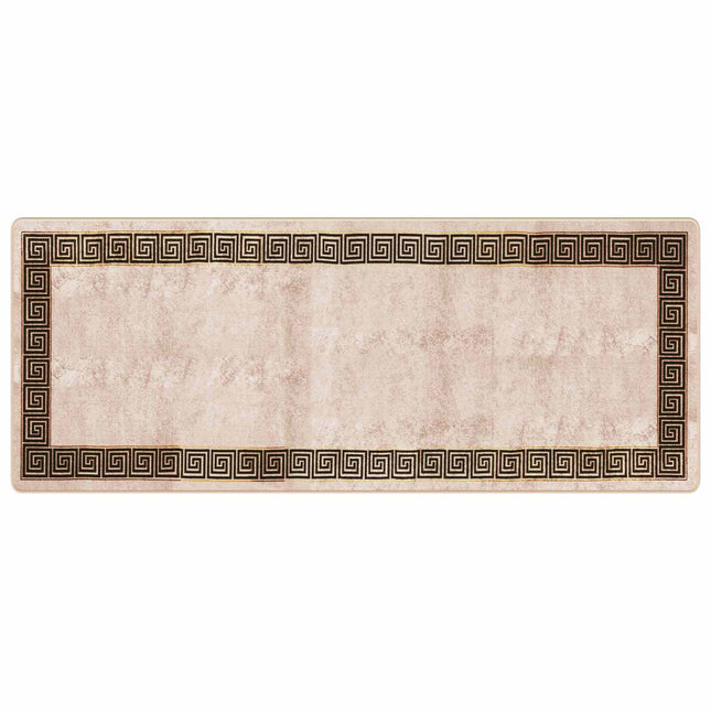 Tæppe Runner MARSA Sort 100 x 250 cm Polyester og PVC
