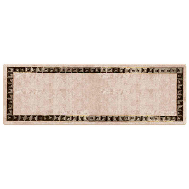 Tæppe Runner MARSA Sort 100 x 300 cm Polyester og PVC