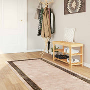 Tæppe Runner MARSA Sort 100 x 350 cm Polyester og PVC