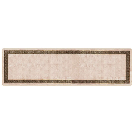 Tæppe Runner MARSA Sort 100 x 350 cm Polyester og PVC