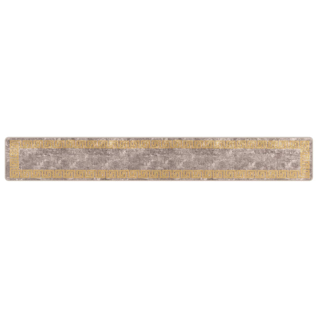 Tæppe Runner MARSA Grå 50 x 350 cm Polyester og PVC