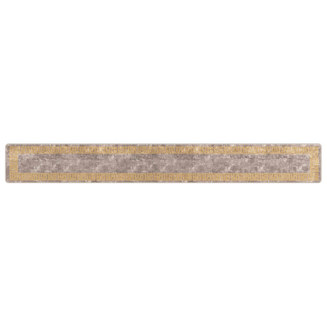 Tæppe Runner MARSA Grå 50 x 400 cm Polyester og PVC