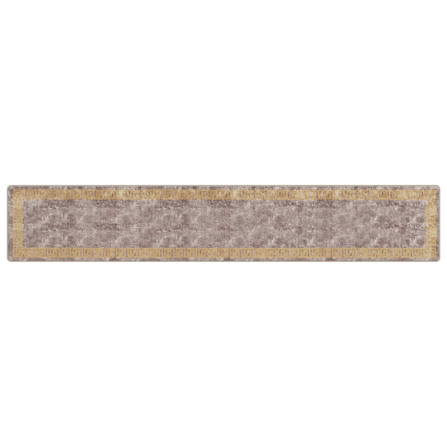 Tæppe Runner MARSA Grå 80 x 450 cm Polyester og PVC