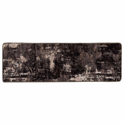 Tæppe Runner MARSA Sort 50 x 300 cm Polyester og PVC