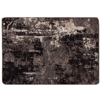 Tæppe Runner MARSA Sort 100 x 150 cm Polyester og PVC