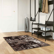 Tæppe Runner MARSA Sort 100 x 200 cm Polyester og PVC