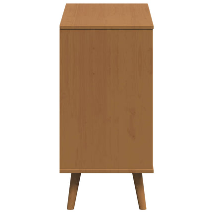 Skuffeskab MOLDE Karamel 80 x 40 x 80 cm Massivt fyrretræ
