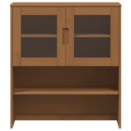 Skab MOLDE Karamel 90 x 35 x 100 cm Massivt fyrretræ