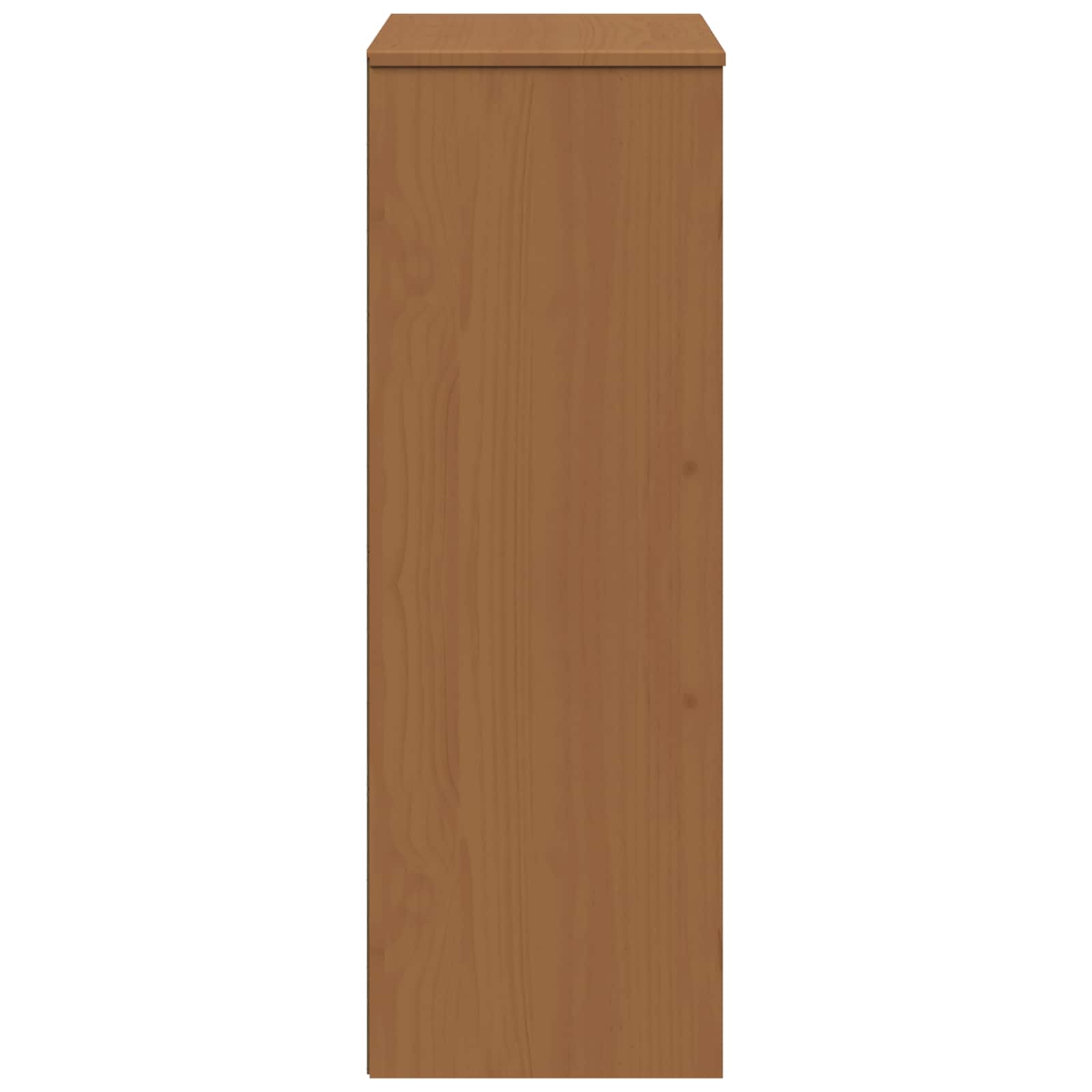 Skab Karamel 90 x 35 x 100 cm Massiv fyrretræ og hærdet glas