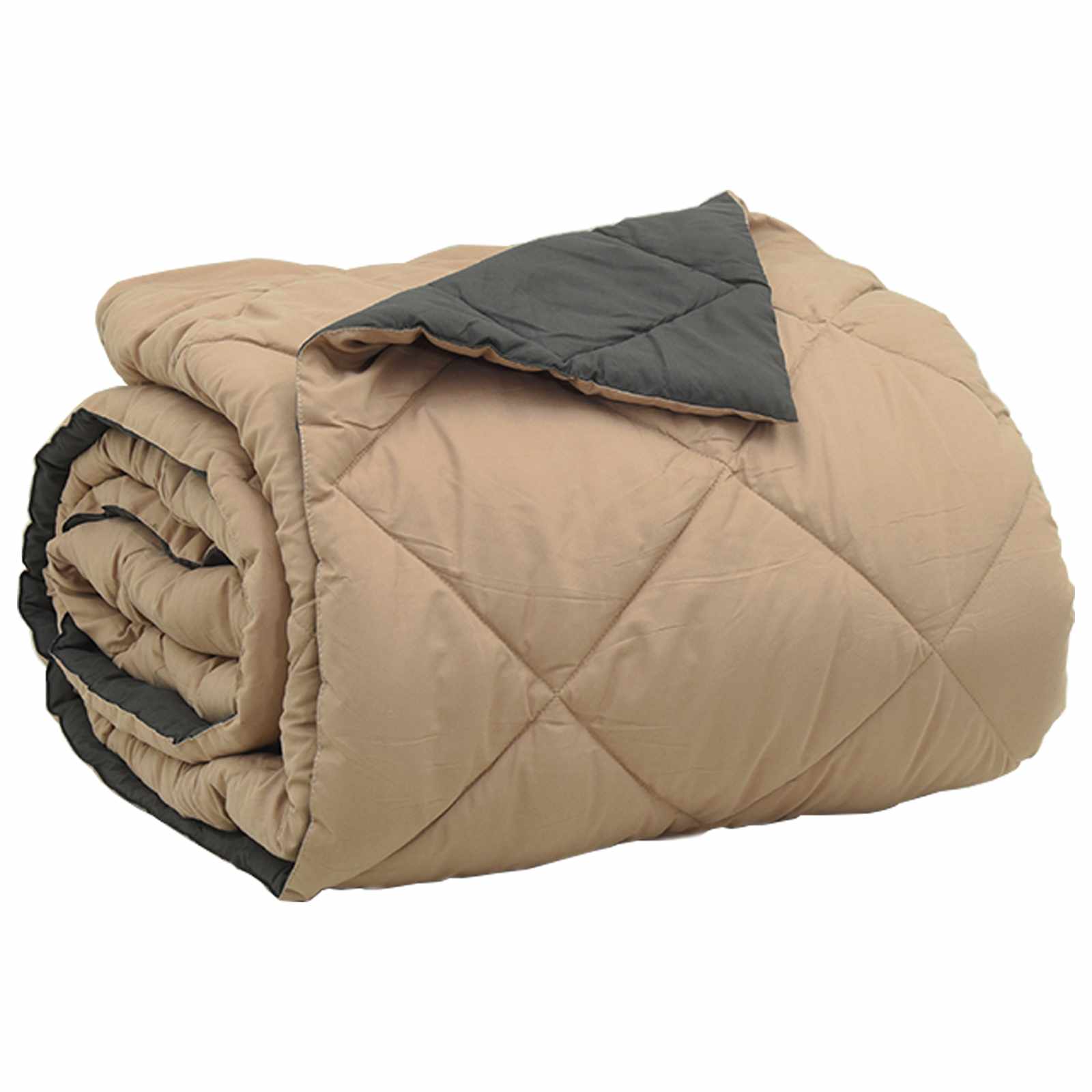 Sommer dyne Antracit og Taupe 220 x 200 cm Mikrofiber