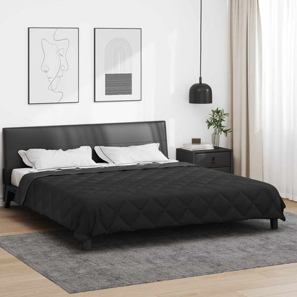 Sommer dyne Sort og Anthracit 220 x 240 cm Mikrofiber
