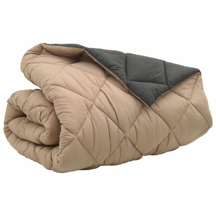 Vinter dyne Antracit og Taupe 220 x 240 cm Mikrofiber