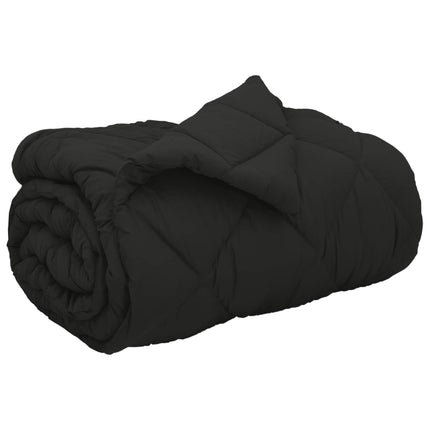 Vinter dyne Sort 155 x 220 cm Mikrofiber
