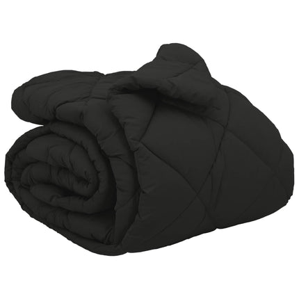 Vinter dyne Sort 220 x 260 cm Mikrofiber