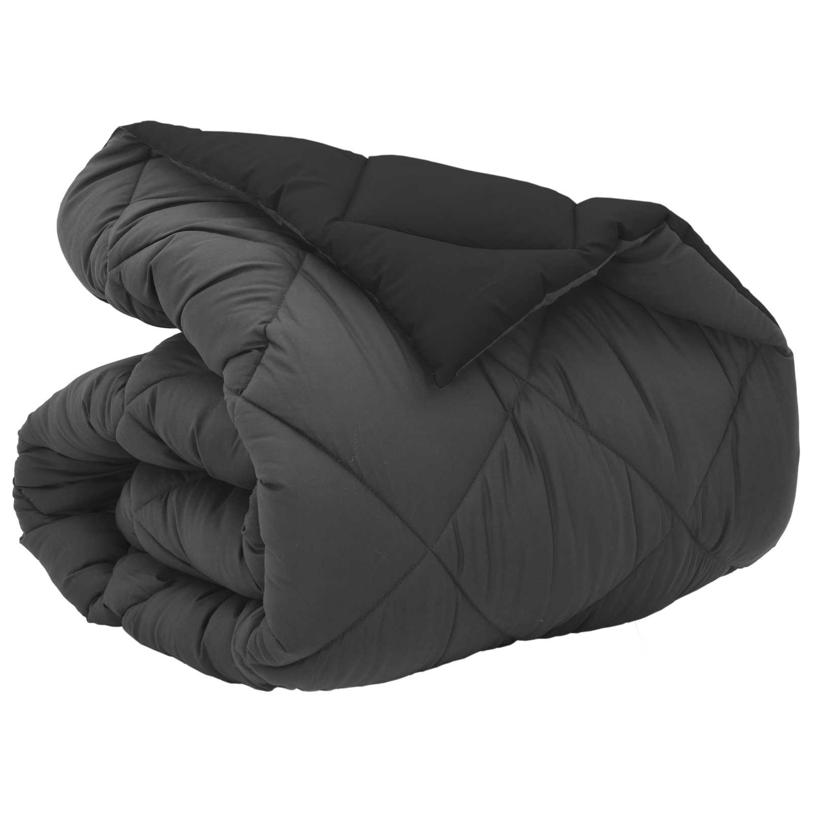 Vinter dyne Sort og Anthracit 155 x 220 cm Mikrofiber