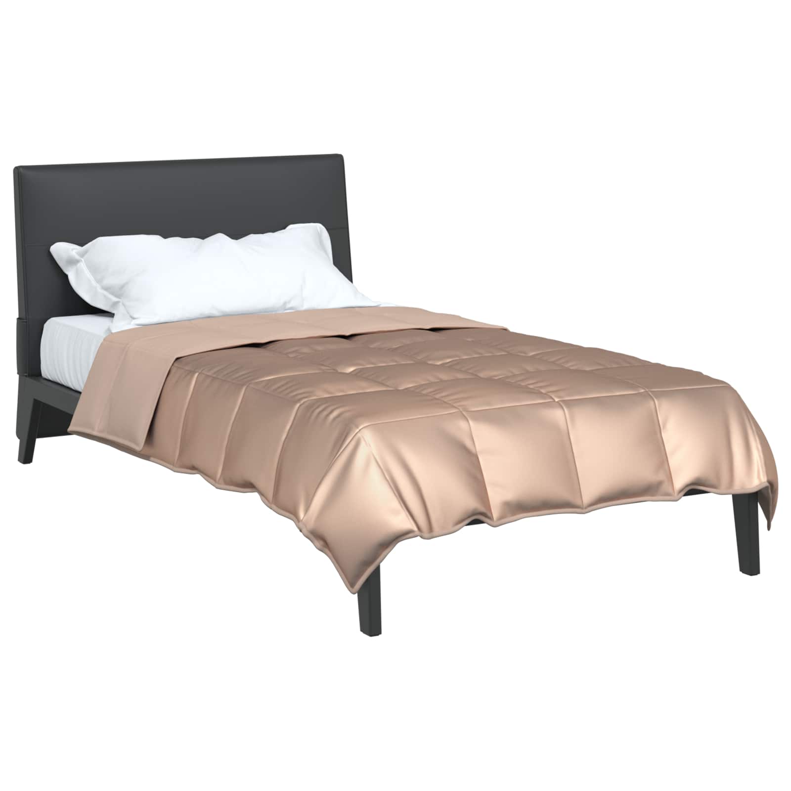Sommer dyne Guld 140 x 220 cm Satin og Mikrofiber
