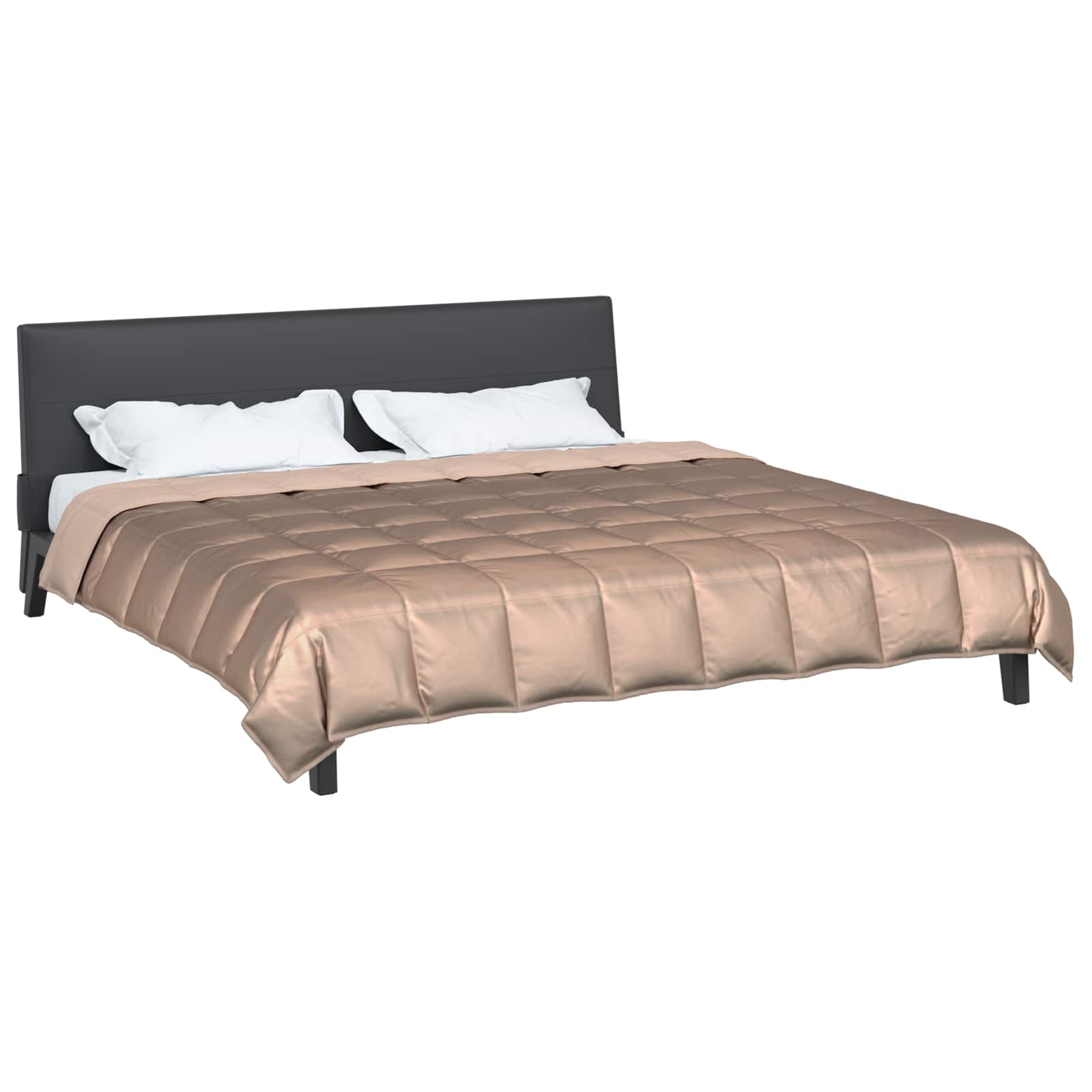 Sommer dyne Guld 200 x 220 cm Satin og Mikrofiber