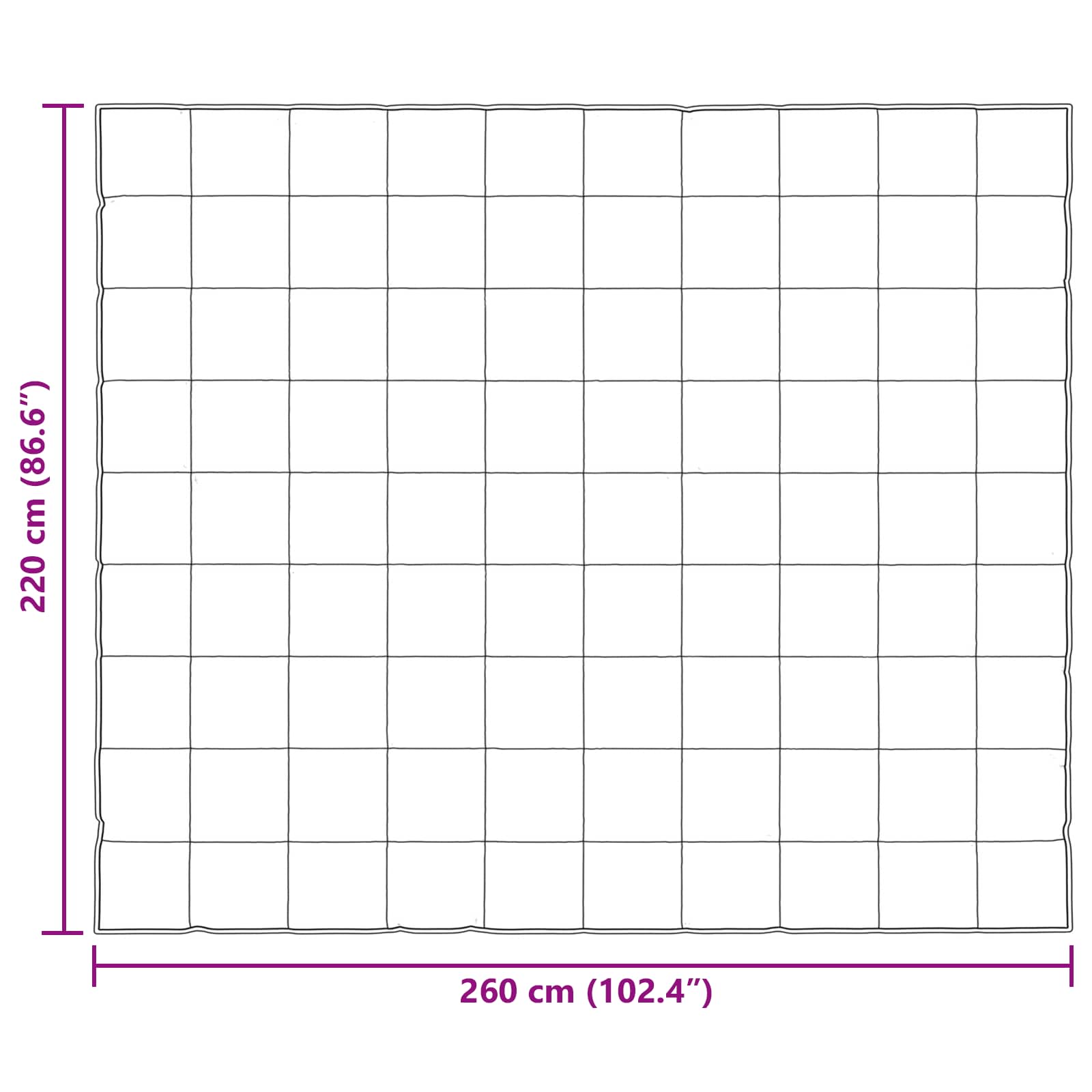 Sommer dyne Guld 220 x 260 cm Satin og Mikrofiber