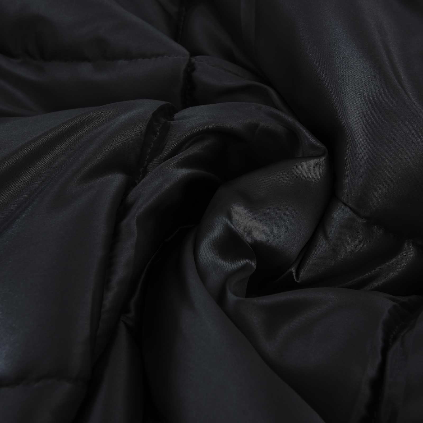 Sommer dyne Sort 200 x 240 cm Satin og Mikrofiber