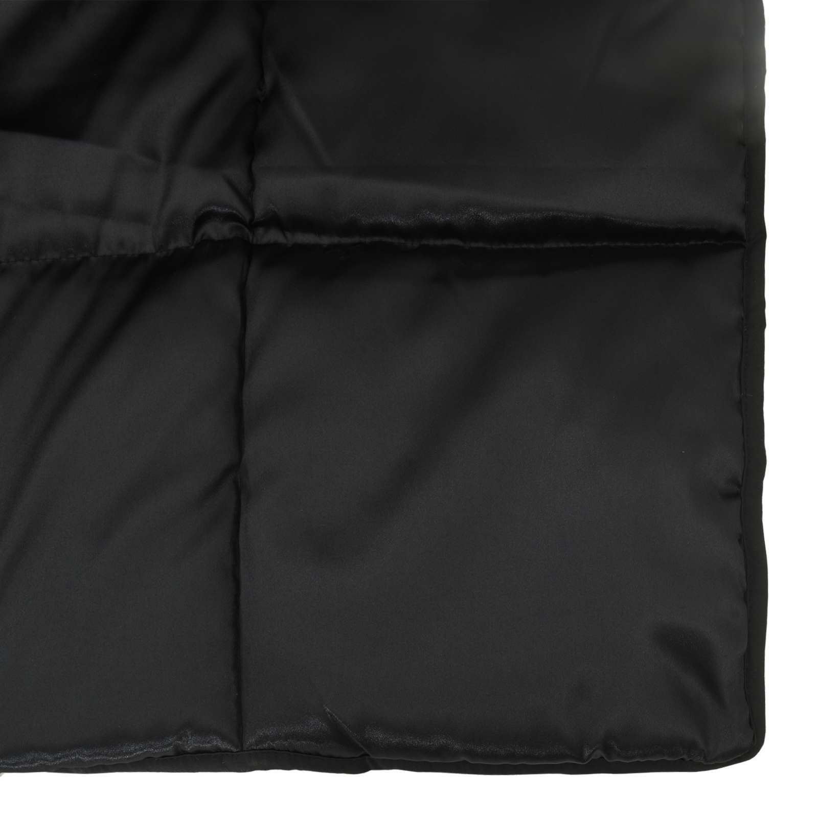 Sommer dyne Sort 200 x 240 cm Satin og Mikrofiber