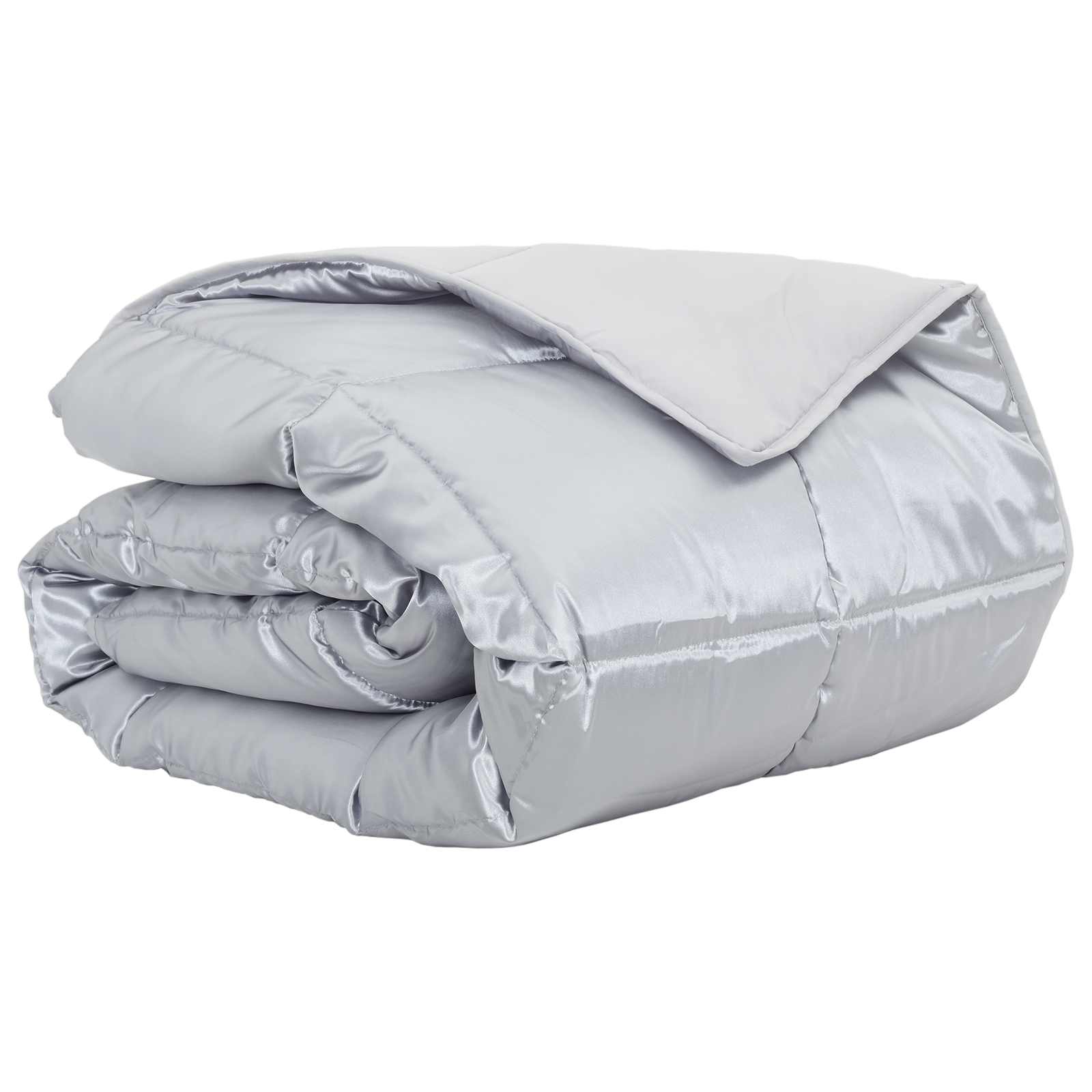 Sommer dyne Sølv 220 x 240 cm Satin og Mikrofiber