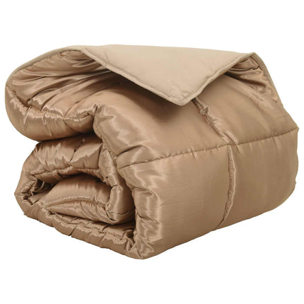Vinter dyne Guld 155 x 220 cm Satin og Mikrofiber