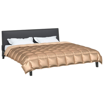 Vinter dyne Guld 220 x 240 cm Satin og Mikrofiber