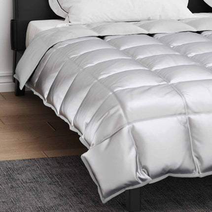 Vinter dyne Sølv 240 x 260 cm Satin og Mikrofiber