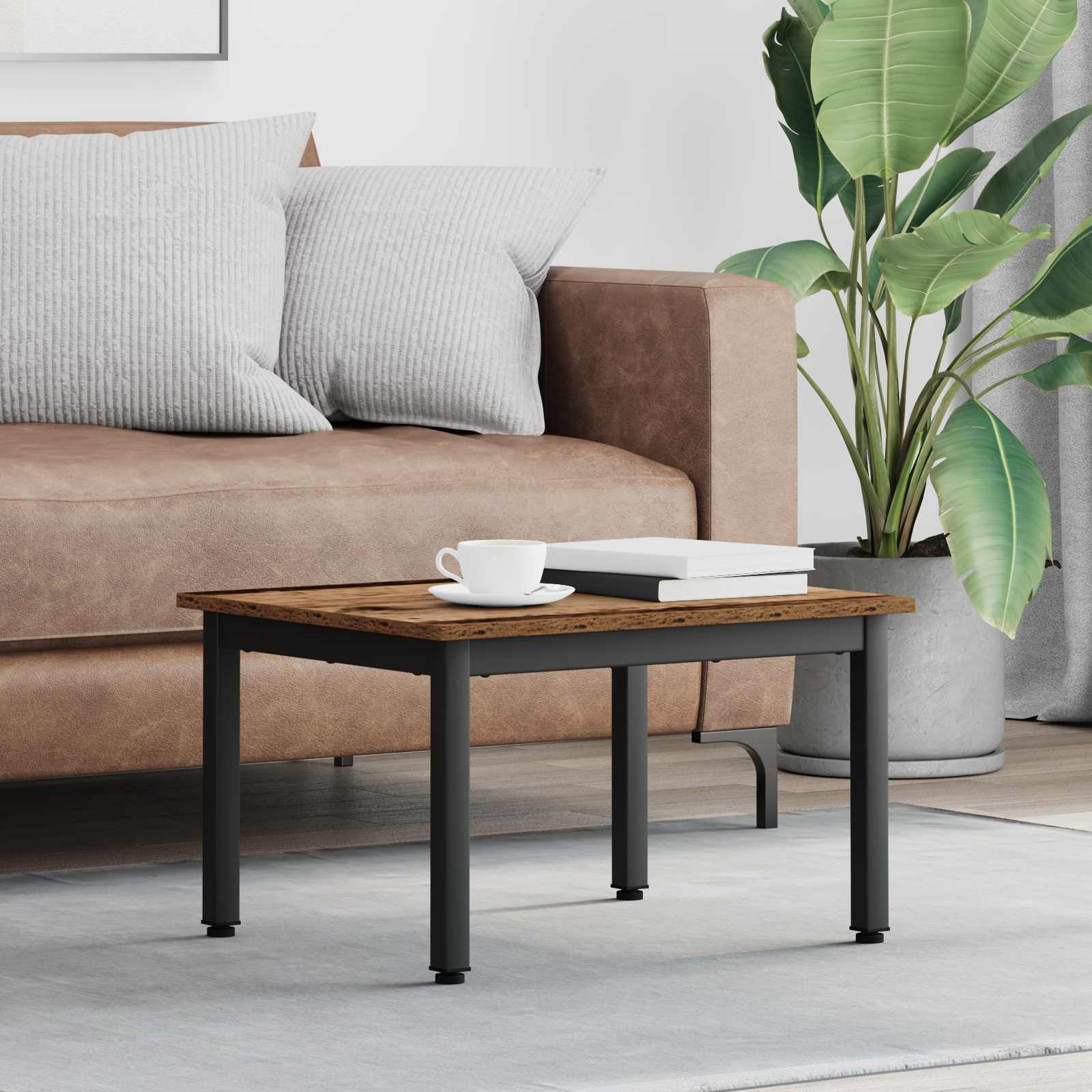 Sofabord Gammelt træ 60 x 50 x 36 cm Konstrueret træ