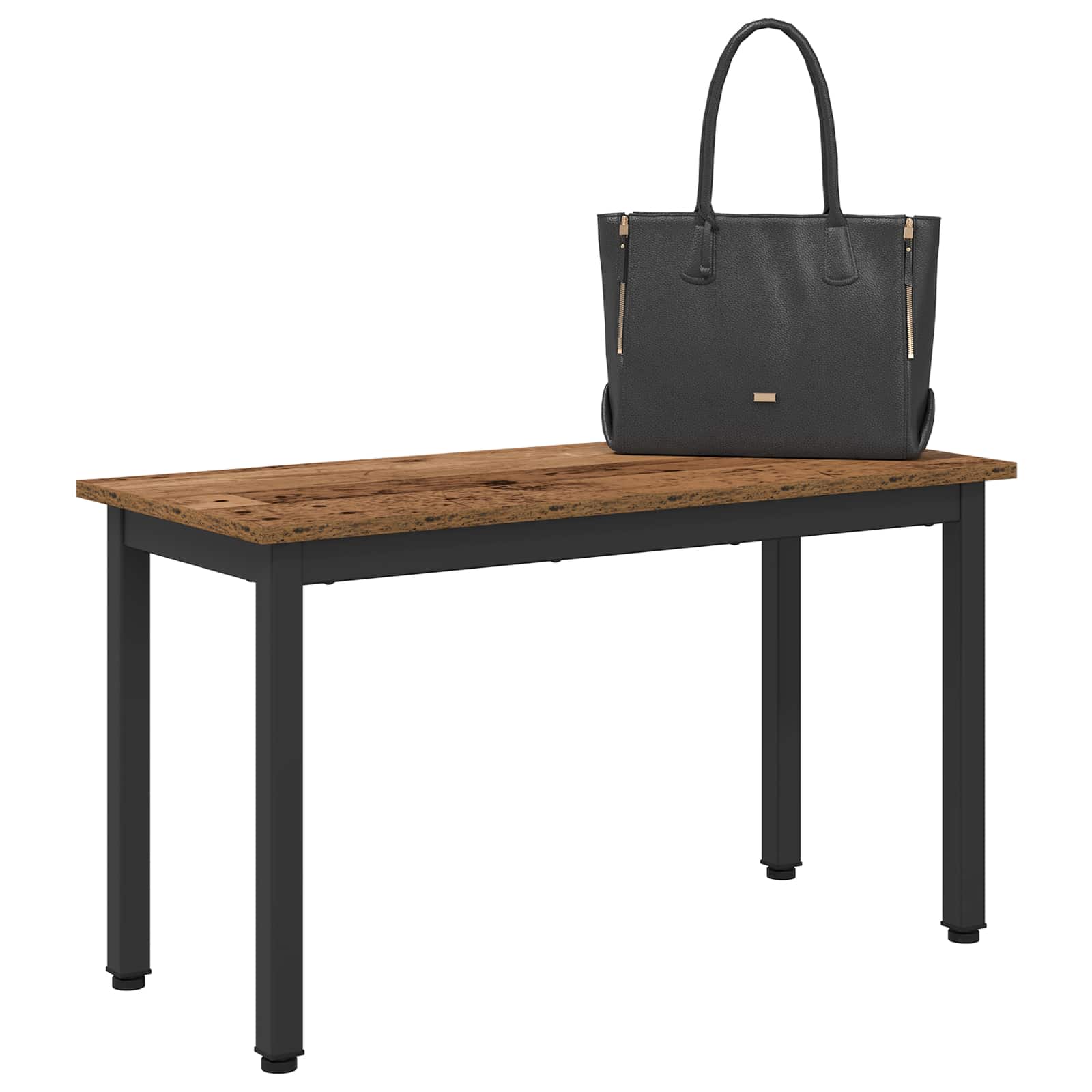 bænk Gammelt træ 80 x 35 x 45 cm Konstrueret træ billede
