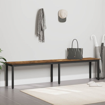 bænk Røget Eg 200 x 35 x 45 cm Konstrueret træ