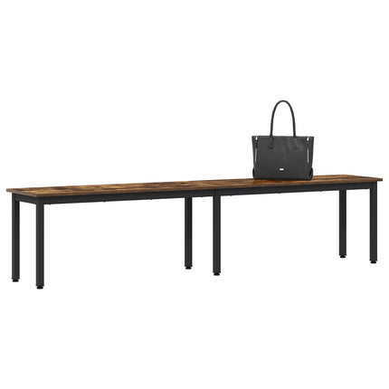 bænk Røget Eg 200 x 35 x 45 cm Konstrueret træ