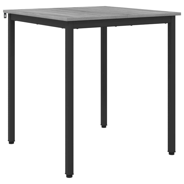 Spiseborde 70 x 70 x 75 cm Konstrueret træ Grå Sonoma Firkantet