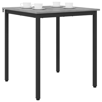 Spiseborde 70 x 70 x 75 cm METAL Firkantet