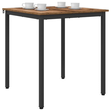 Spiseborde 70 x 70 x 75 cm Konstrueret træ Gammelt træ