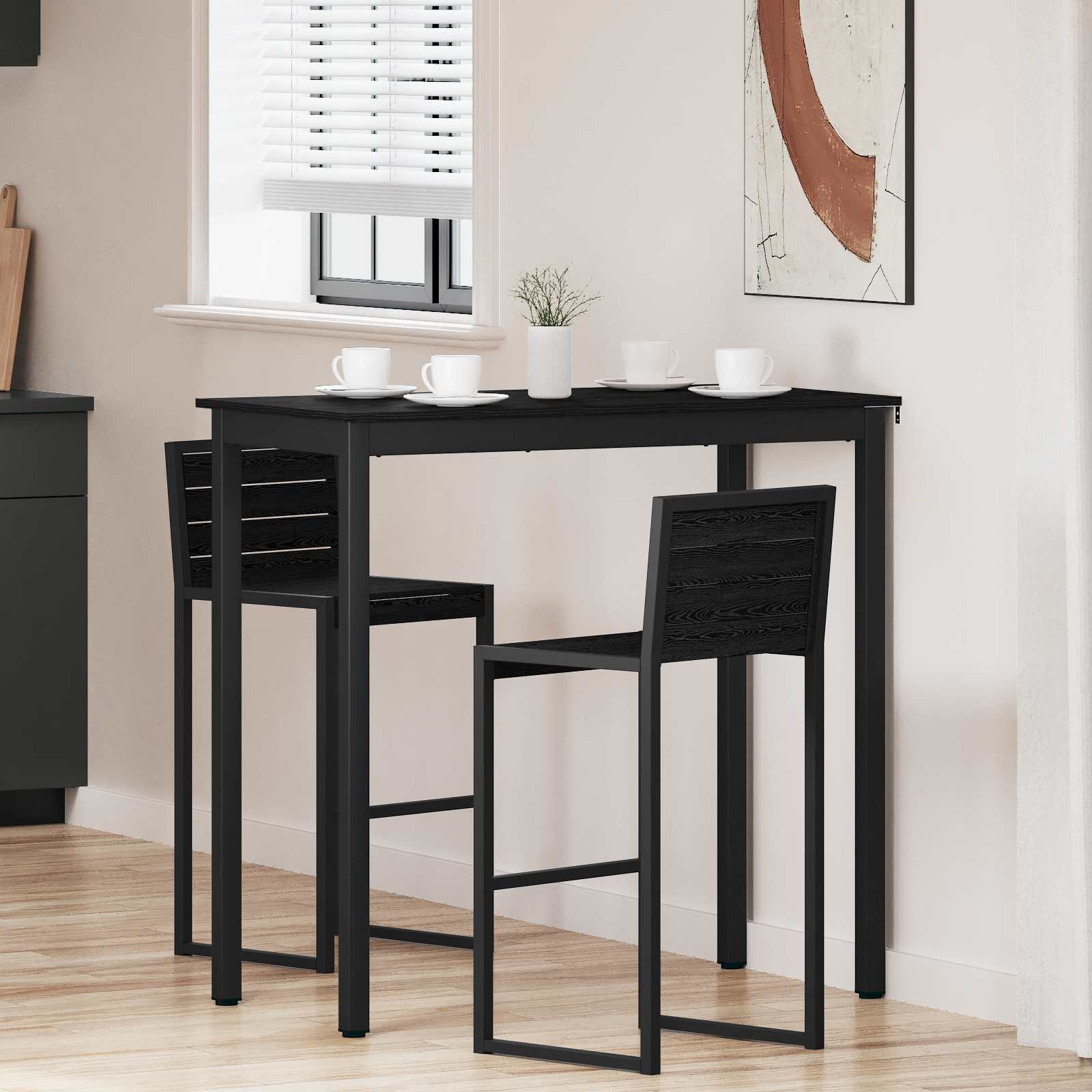 Stående Barbord Konstrueret træ