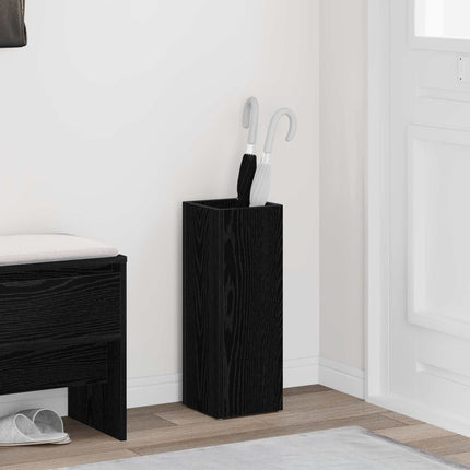 Parasolfod Sort eg 20 x 20 x 55,5 cm Konstrueret træ
