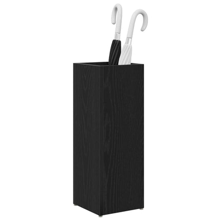 Parasolfod Sort eg 20 x 20 x 55,5 cm Konstrueret træ