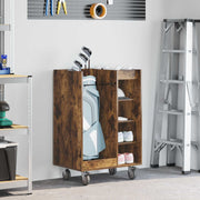Golf Skab med hjul Ensfarvet Røget eg 65 x 45 x 98 cm