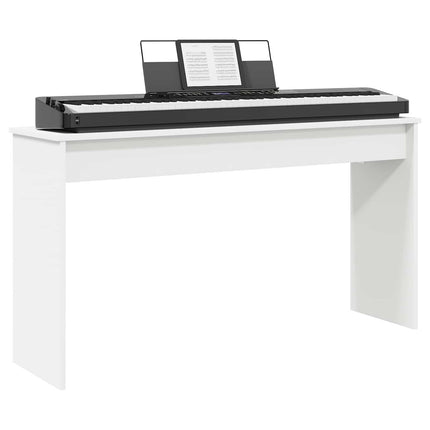 Keyboard Stand Hvid 120 x 32 x 64 cm Konstrueret træ