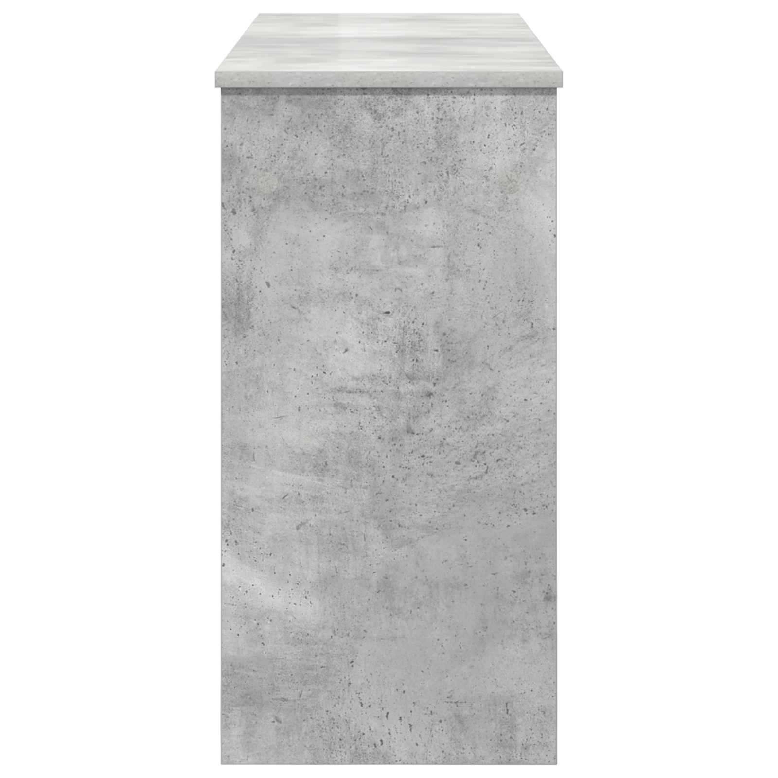 Keyboard Stand Beton Grå 100 x 32 x 64 cm Konstrueret træ