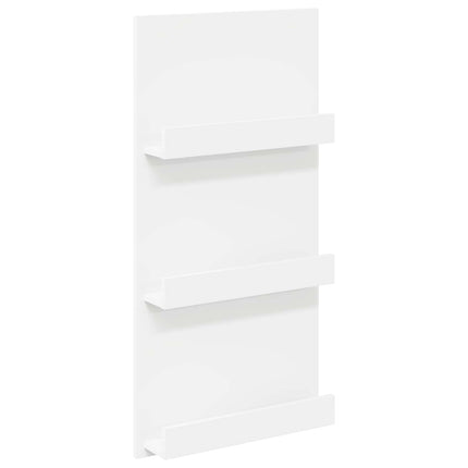 Magasin Rack med hylde Hvid 51 x 11 x 102 cm Konstrueret træ