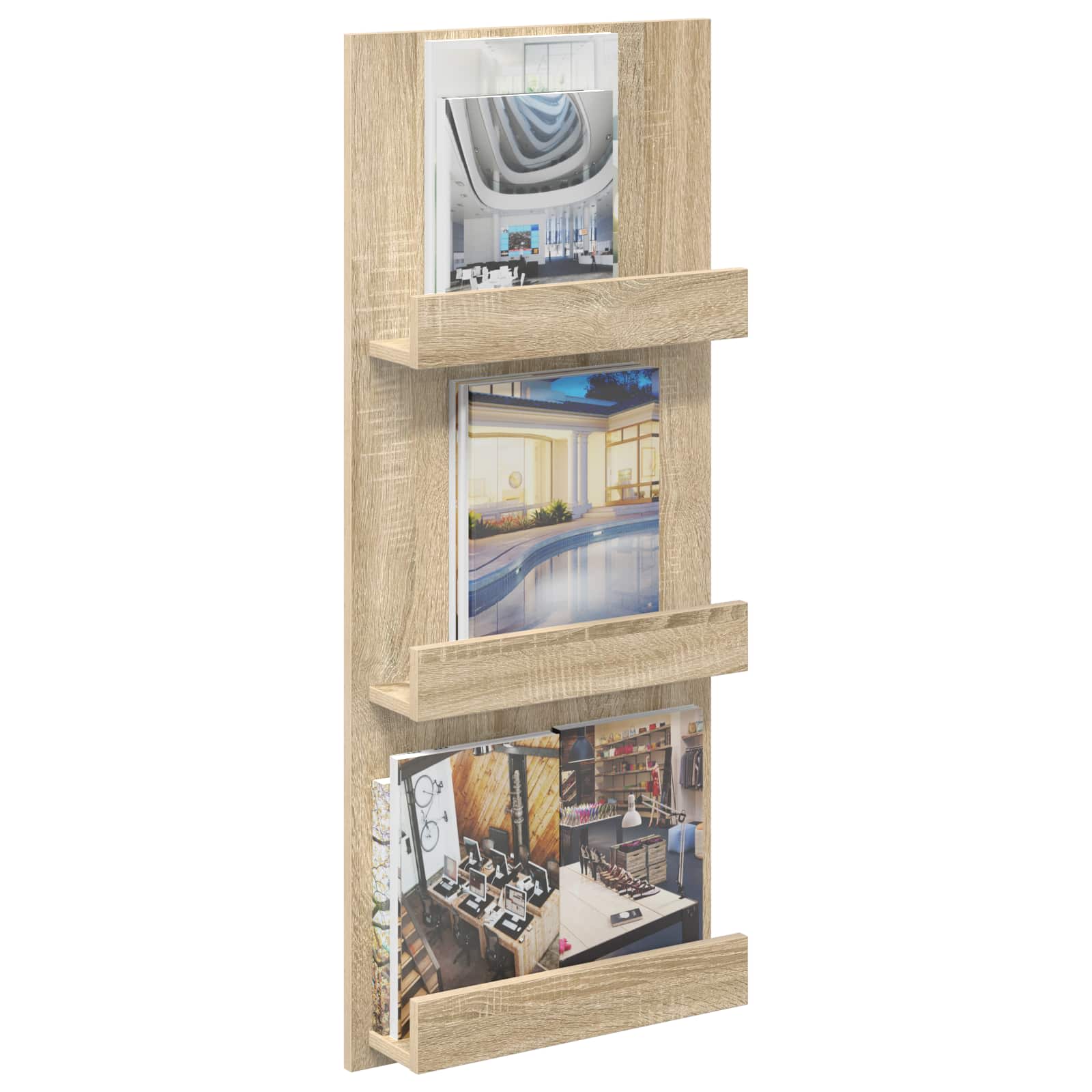 Magasin Rack Sonoma eg 43 x 11 x 102 cm Konstrueret træ