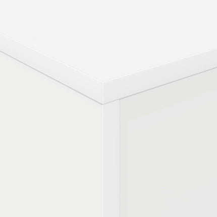 Magasin Rack med hylde Hvid 70 x 41 x 156 cm Konstrueret træ