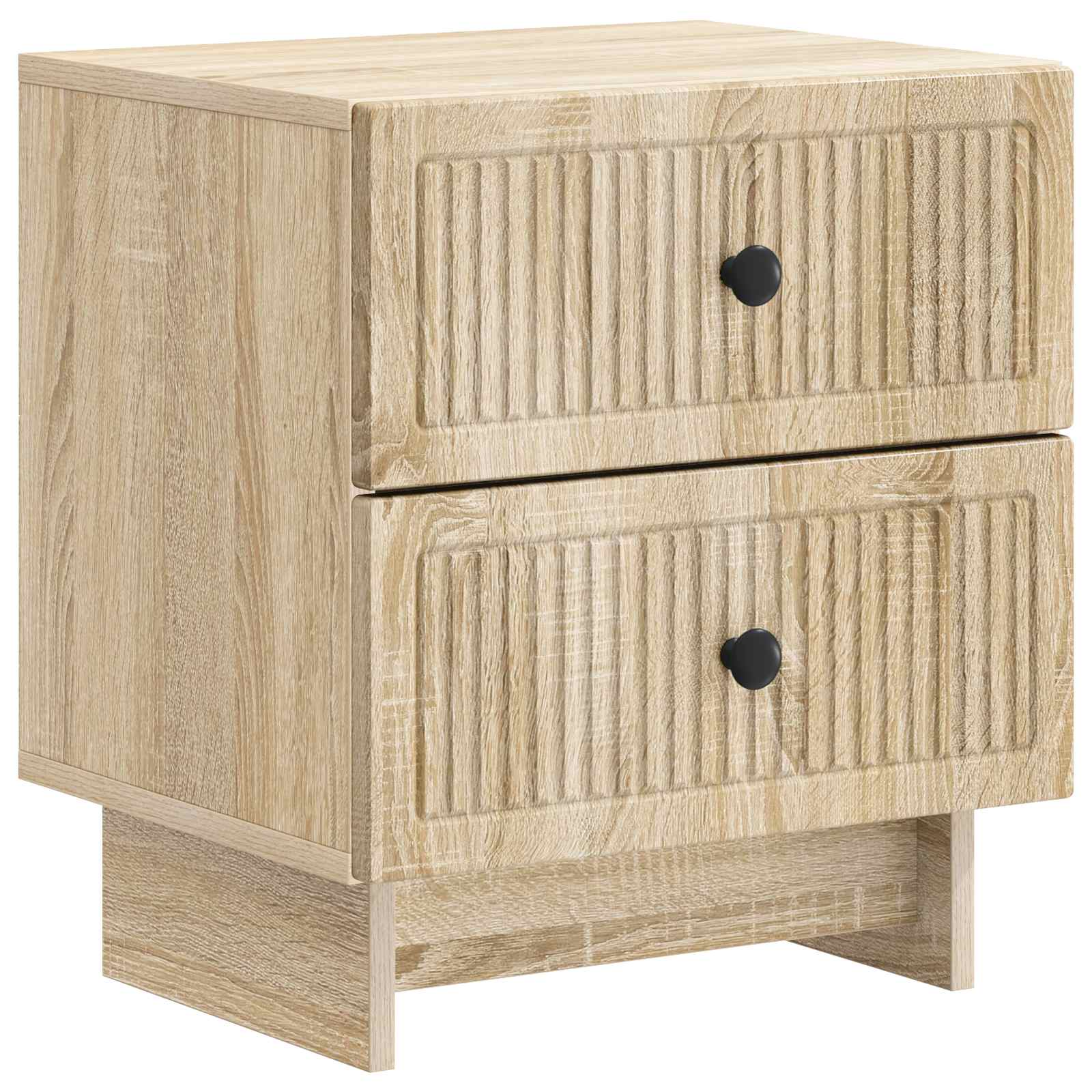 Natskab 2 pcs Sonoma-eg 43 x 34,5 x 47,5 cm Konstrueret træ