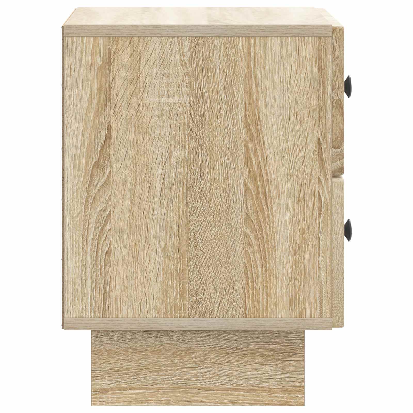 Natskab 2 pcs Sonoma-eg 43 x 34,5 x 47,5 cm Konstrueret træ