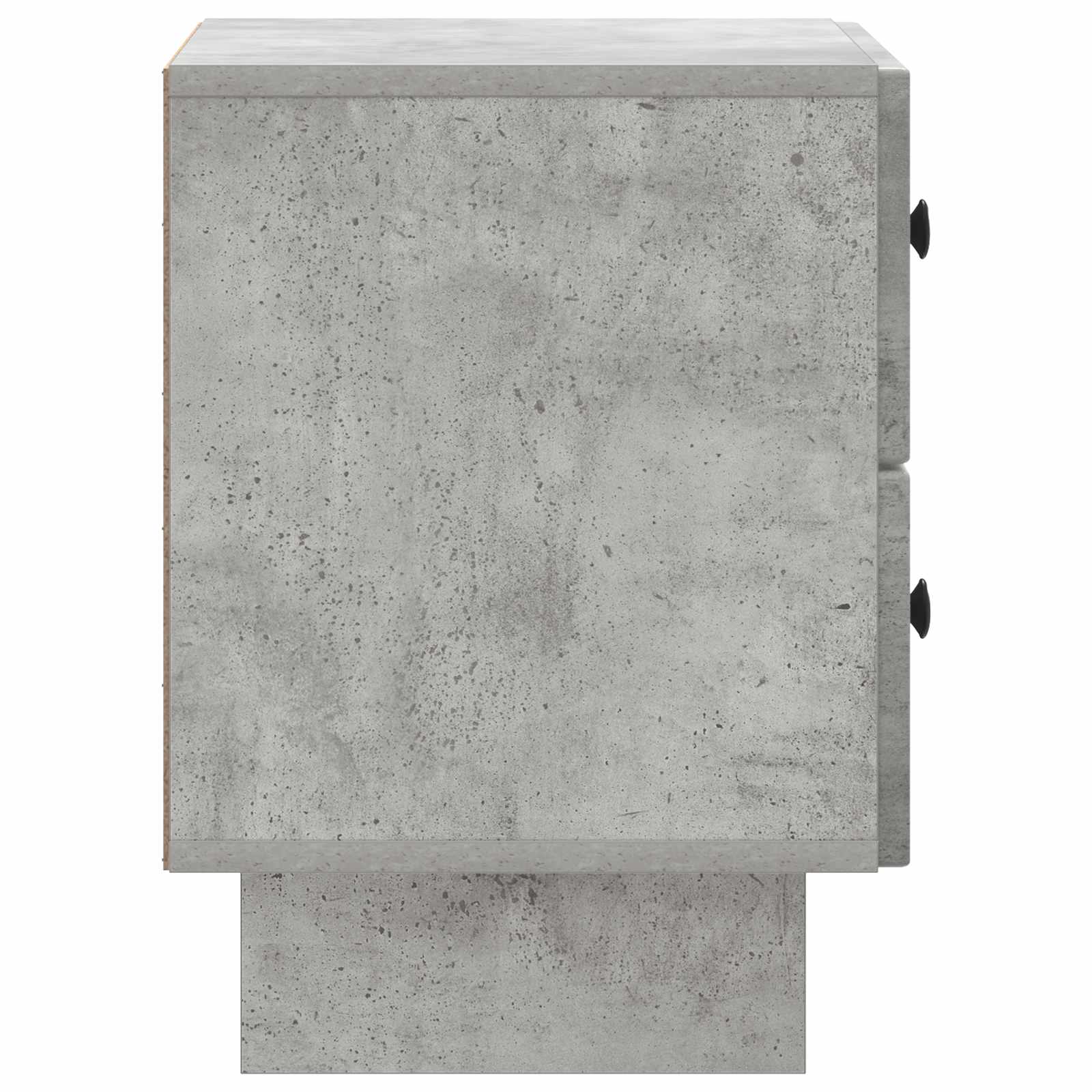 Natskab med skuffe Betongrå 43 x 34,5 x 47,5 cm Konstrueret træ